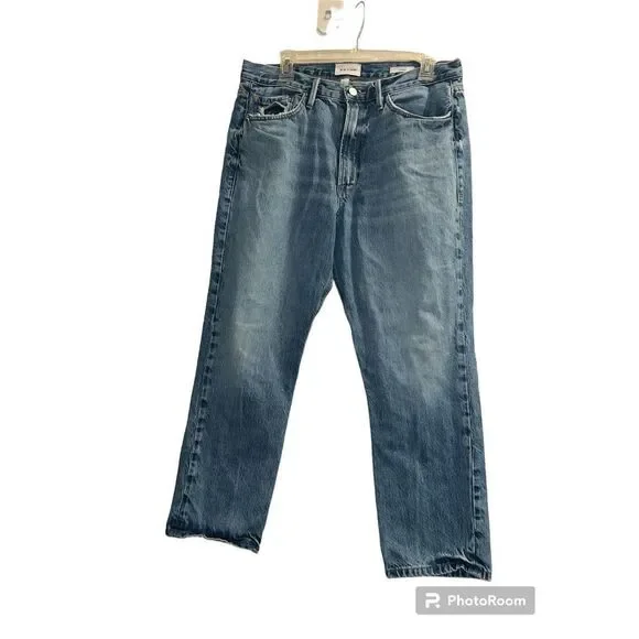 ✨FRAMELe Piper high-rise straight-leg sz 30 jeans✨